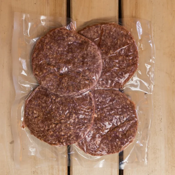 Naudan Luonnonlaidun Burger Pihvi 120g kpl (pakaste) (vain nouto)